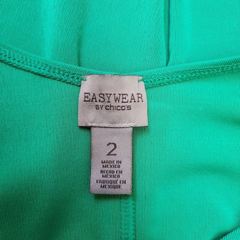 Chico's cold shoulder top shirt - Size 2 - Picture 3 of 4